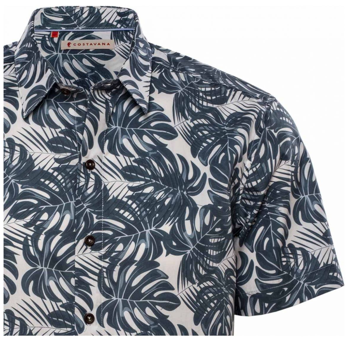 Camisa Manga Corta Estampada para Caballero Costavana Modelo 4276P