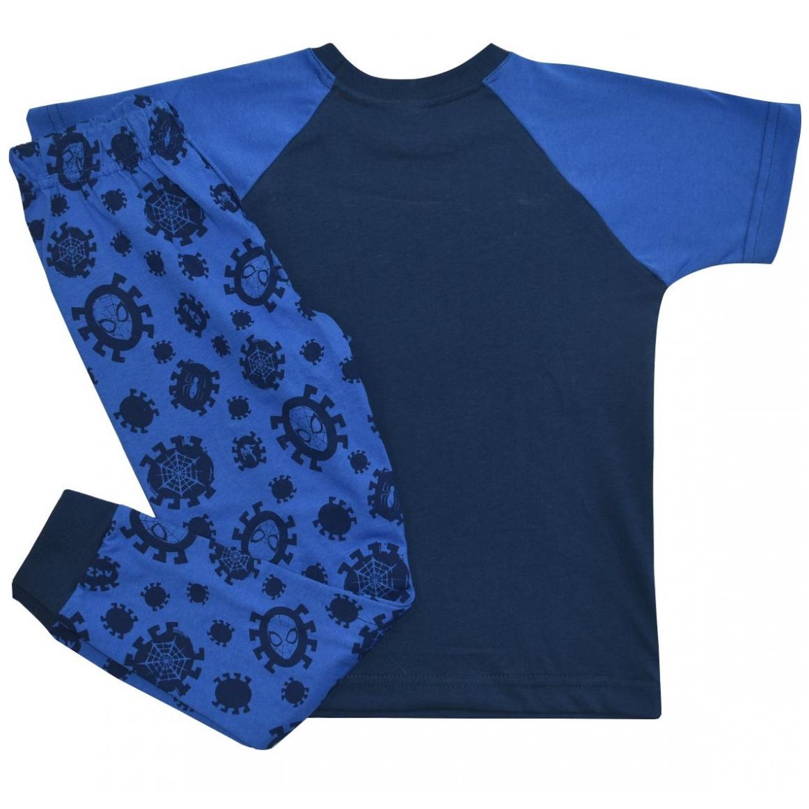 Pijama Playera y Pantalón Azul Spiderman para Niño Modelo 0Pjaz01