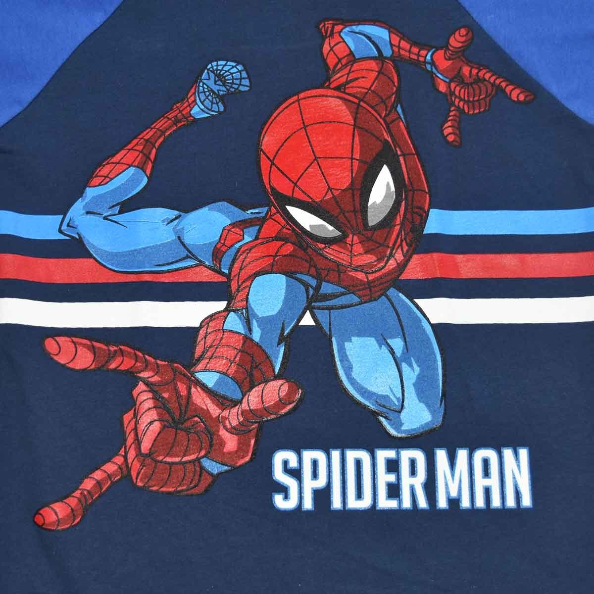 Pijama Playera y Pantalón Azul Spiderman para Niño Modelo 0Pjaz01