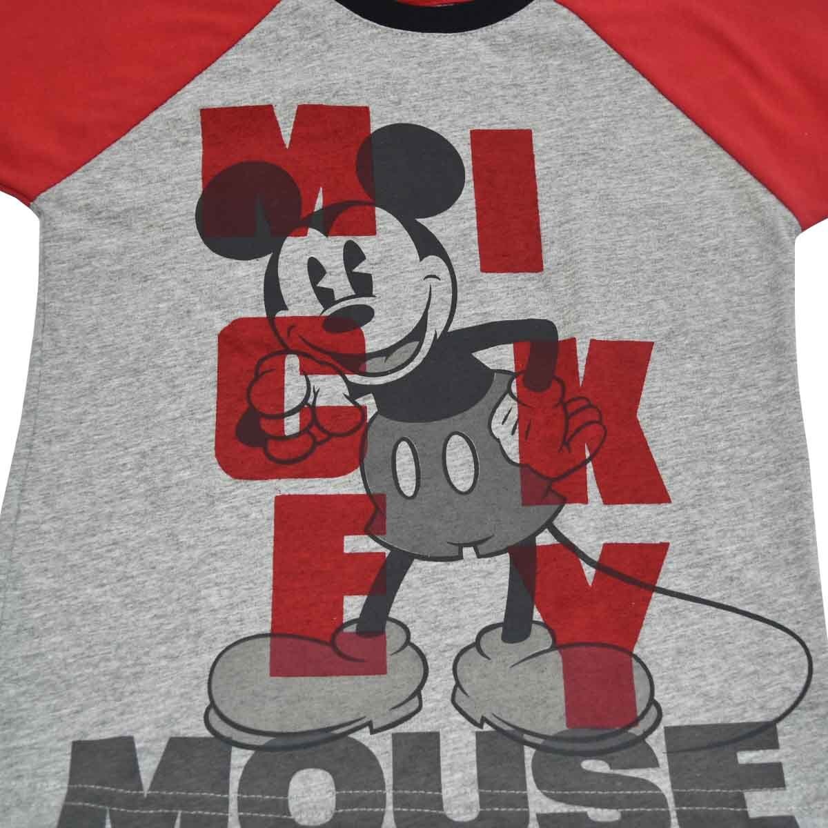 Pijama Playera y Pantalón Gris de Mickey Mouse para Niño Modelo 1Pjam02
