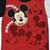 Pijama Playera y Pantal&oacute;n Rojo de Mickey Mouse para Ni&ntilde;o Modelo 1Pjam03