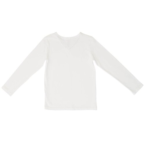 Camiseta Blanca Manda Larga para Niño Oscar Hackman Modelo Ohoic4