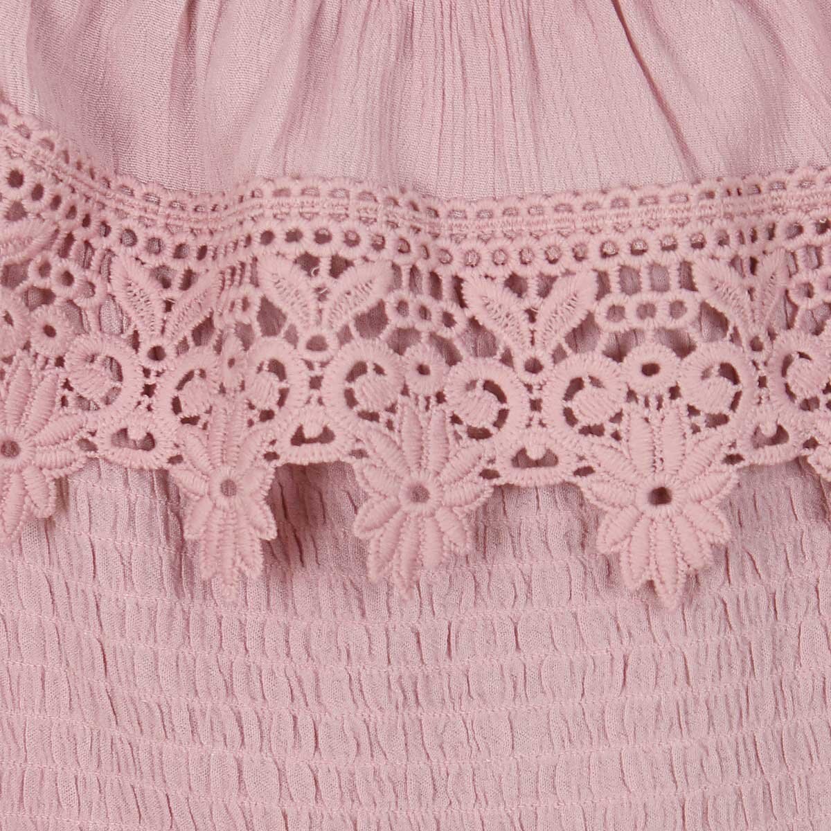 Blusa Sin Mangas Cuello off Shoulder Diseño Liso Rosa Just By Basel