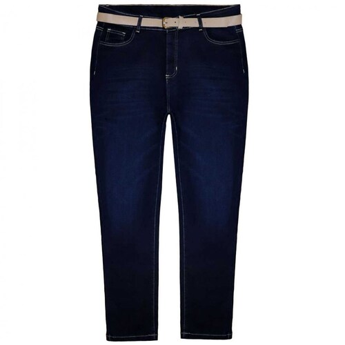 Pantalón Mezclilla Corte Vaquero Natural