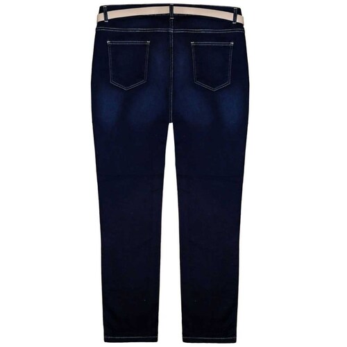 Pantalón Mezclilla Corte Vaquero Natural