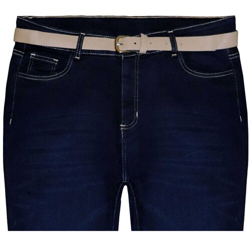 Pantalón Mezclilla Corte Vaquero Natural