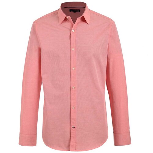 Camisa Manga Larga Roja para Caballero Carlo Corinto Modelo C466