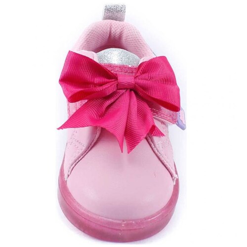 Tenis Rosa con Fiusha de Velcro para Niña Bubble Gummers Modelo Maddimr