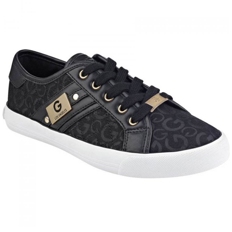 Tenis Negro con Detalle de Marca G By Guess