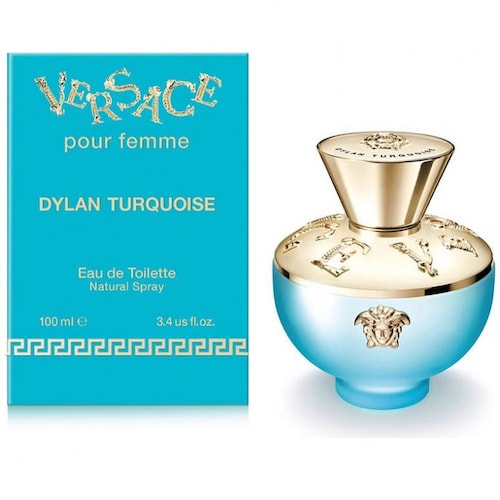Fragancia para Mujer Versace Dylan Turquoise Edt 100 Ml