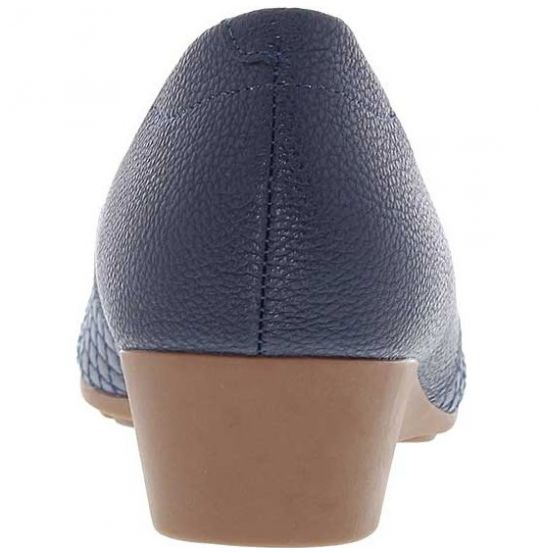 Zapato Azul Marino con Cuña Modare