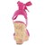 Sandalia Moleca Pink de Plataforma Alta Y Amarración de Talón para Mujer