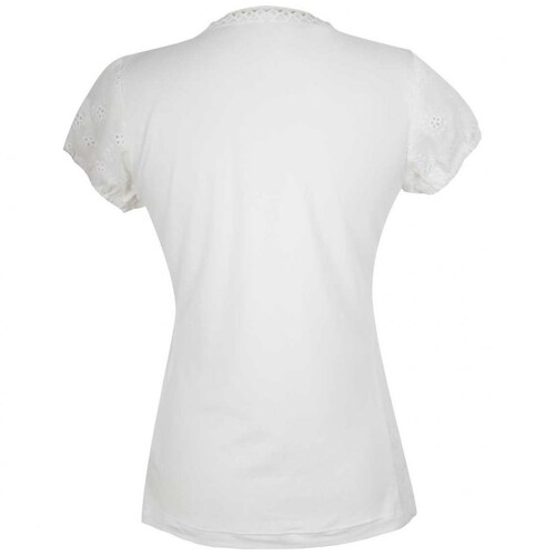Blusa con Encaje Cuello V Basel para Mujer