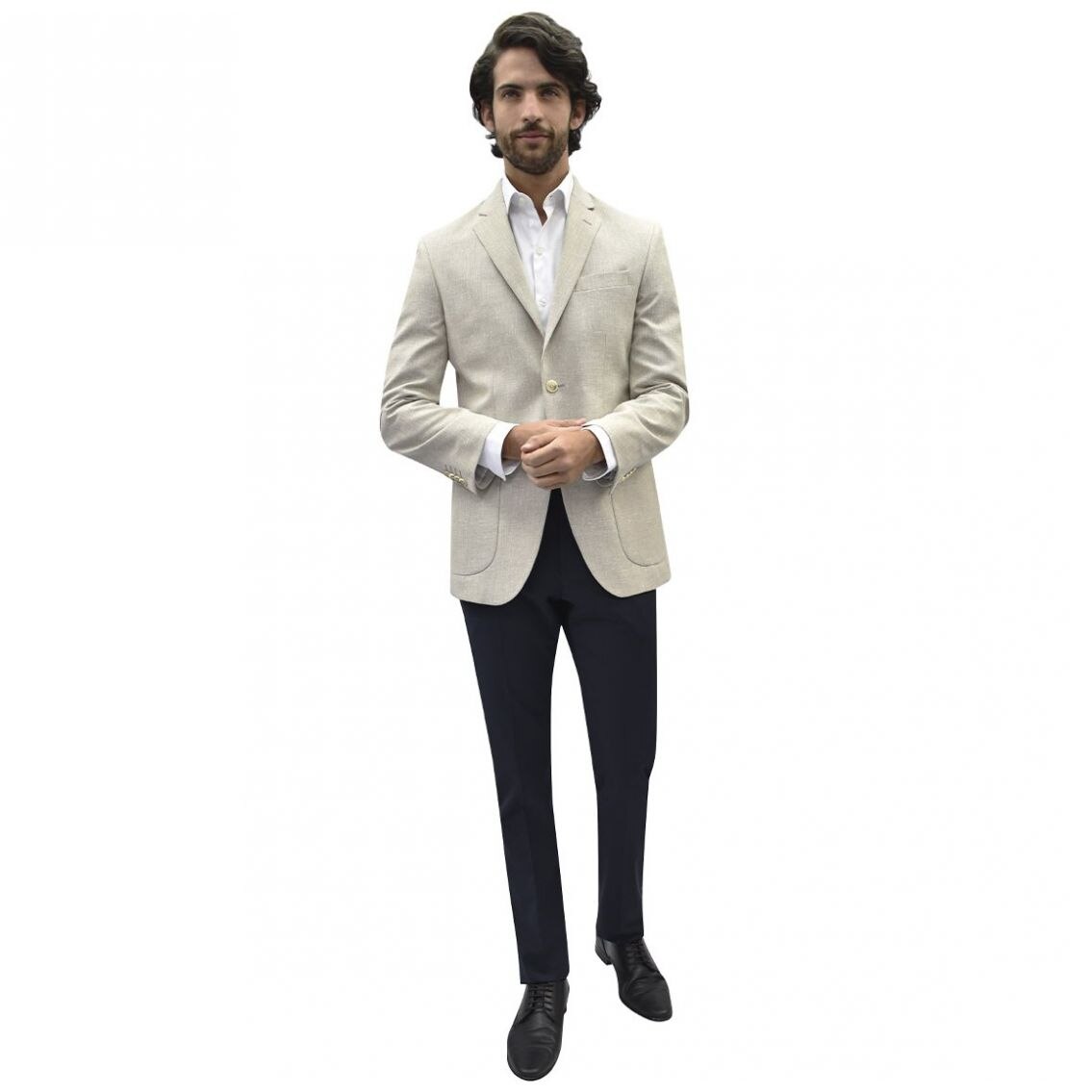 Saco Regular Beige para Caballero Modelo Css01002720A Marca Cavalier