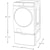Lavasecadora Samsung Front 22Kg Wd22T6300Gv Negra