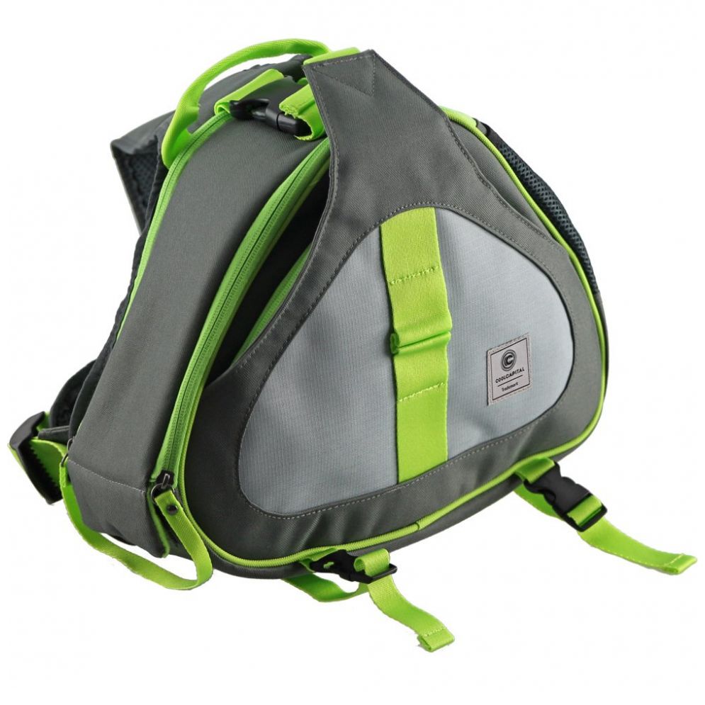 Mochila para Cámara Gris- Verde Cool Capital