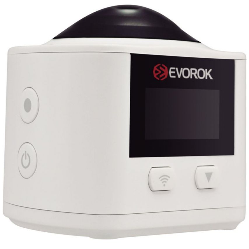 Cámara de Acción 12Mp 4K Wi- Fi Lente 7G Evorok Dome Blanca Acteck