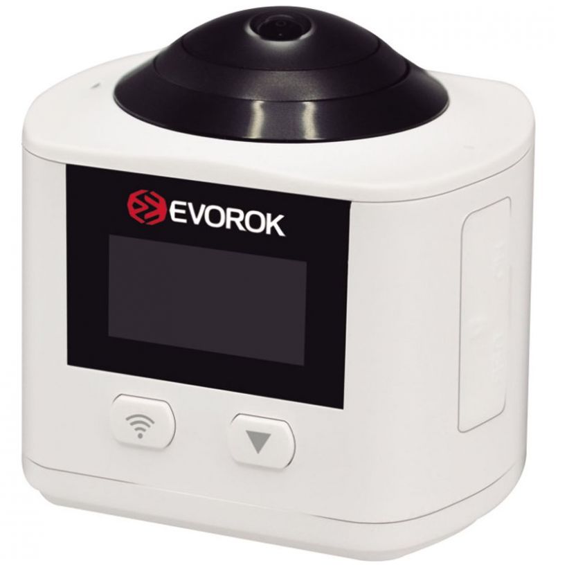 Cámara de Acción 12Mp 4K Wi- Fi Lente 7G Evorok Dome Blanca Acteck