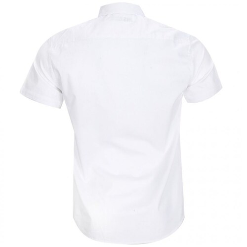 Camisa Blanca Manga Corta para Hombre Marca Jeanious Modelo Elo 15019Y