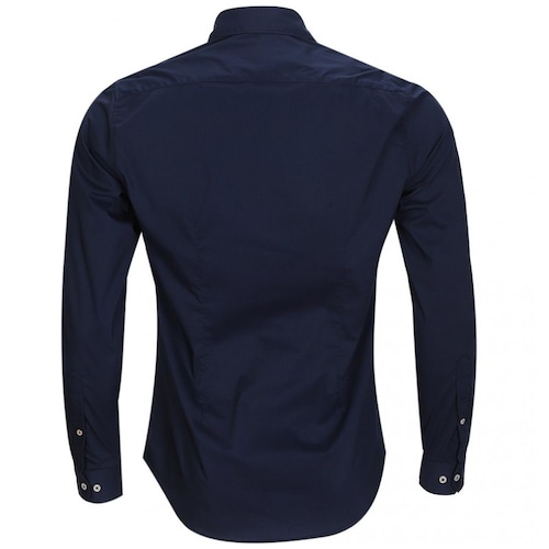 Camisa Azul Manga Larga para Caballero Marca Polo Club Modelo Pu383