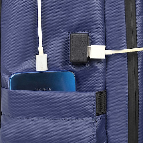 Back Pack Porta Laptop Cloe Uomo 14" Azul Eléctrico