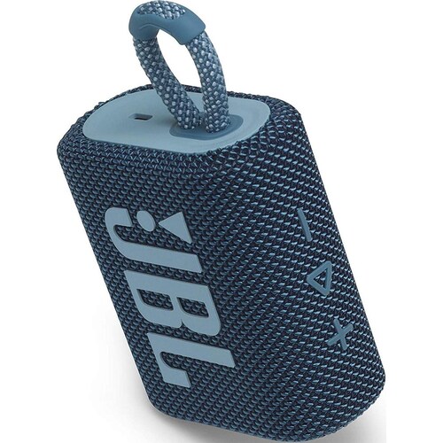 Bocina Portátil Jbl Go 3 a Prueba de Agua Azul