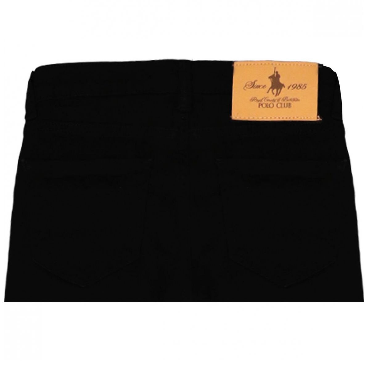 Jeans Básico Negro Royal Polo Club para Niño