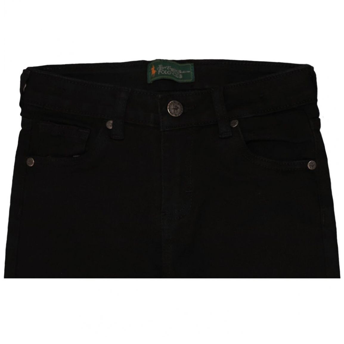 Jeans Básico Negro Royal Polo Club para Niño