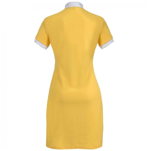 Vestido Amarillo Combinado Royal Polo Club para Dama