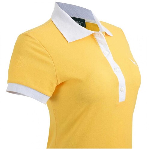 Vestido Amarillo Combinado Royal Polo Club para Dama