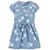 Vestido Azul con Flores para Bebé Carters Modelo 2H410810