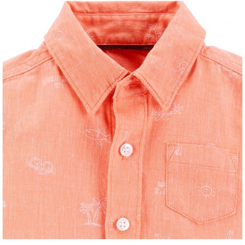 Set de Short y Camisa Naranja para Beb&eacute; Carters Modelo 1I553310