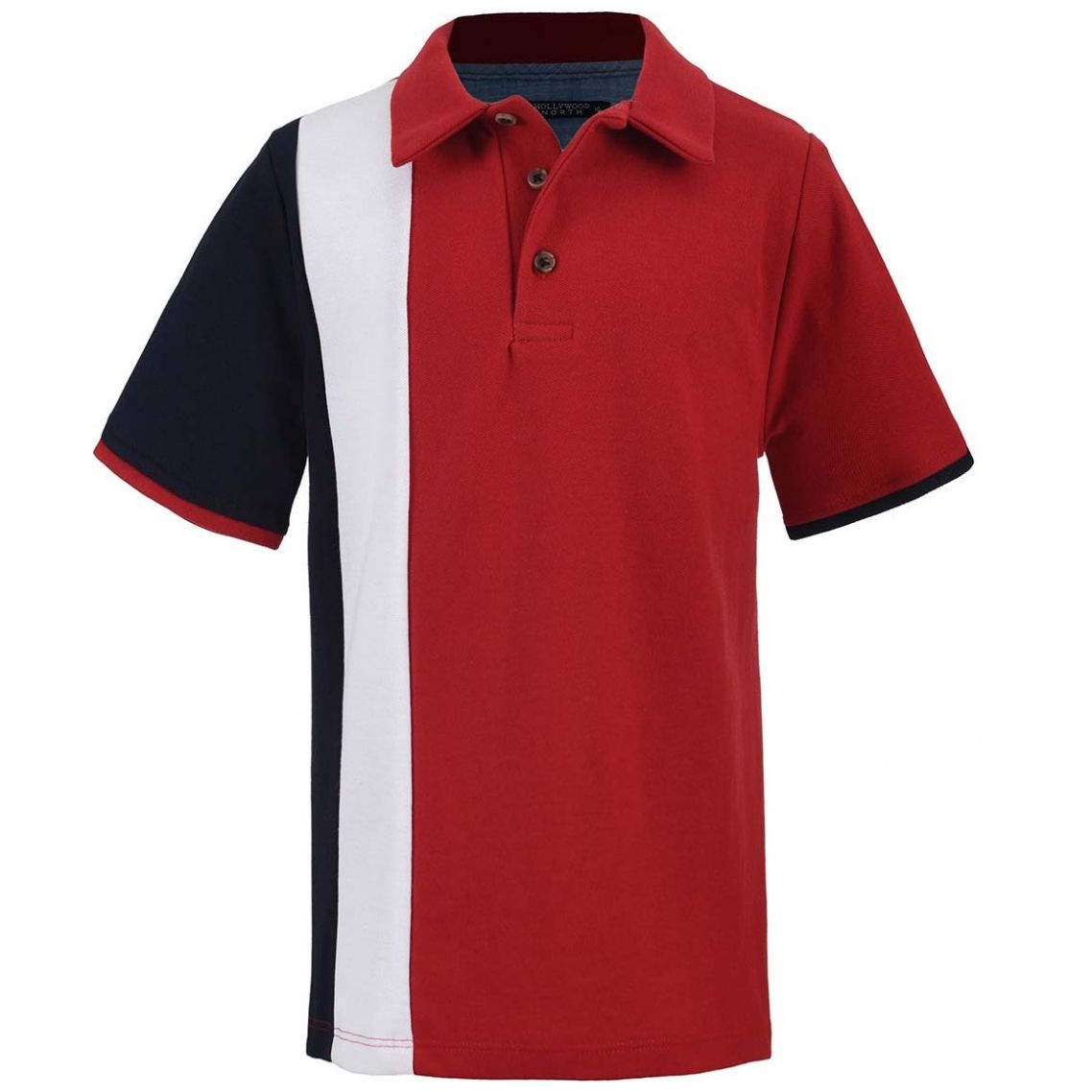 playera polo roja