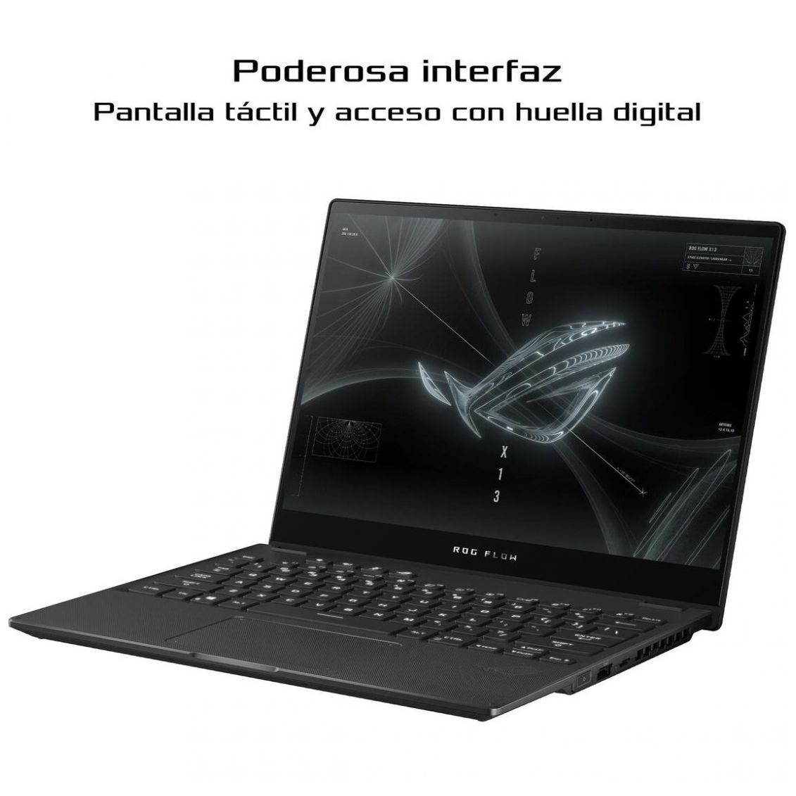 Laptop Gamer Asus Gv301Qh-K6054T R7 5Th 16G 512Ssd Flip Gtx 1650 Negro + Funda y Pluma