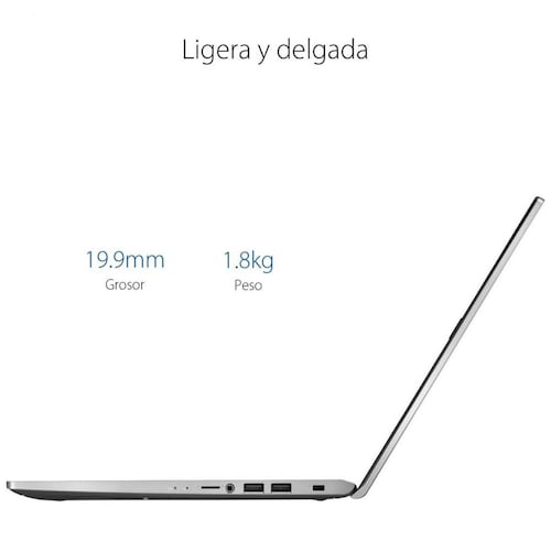 Laptop Asus X515Ja-Ej134T Ci3 10Th 8G 1Tb+256Ssd Plata