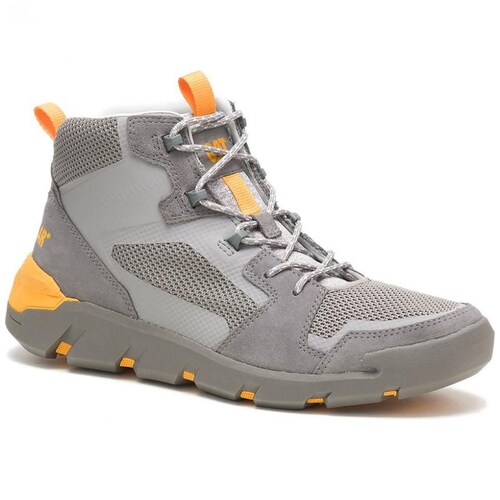 Tenis de Piel Gris Cat para Hombre Modelo Elo P724884