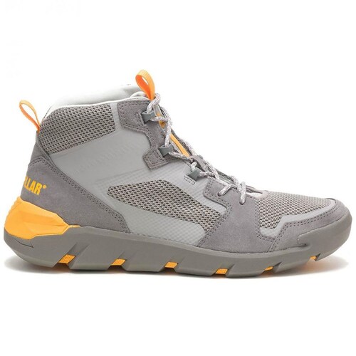 Tenis de Piel Gris Cat para Hombre Modelo Elo P724884