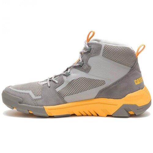 Tenis de Piel Gris Cat para Hombre Modelo Elo P724884