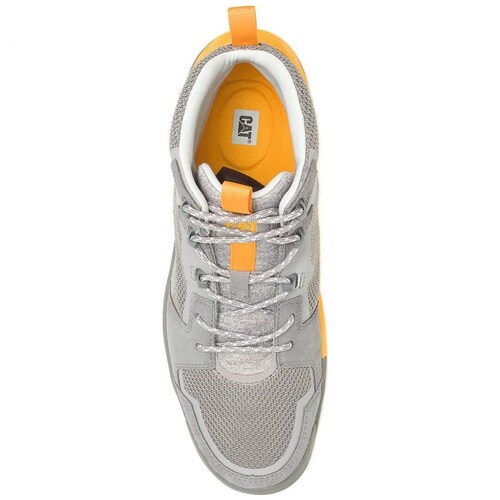 Tenis de Piel Gris Cat para Hombre Modelo Elo P724884
