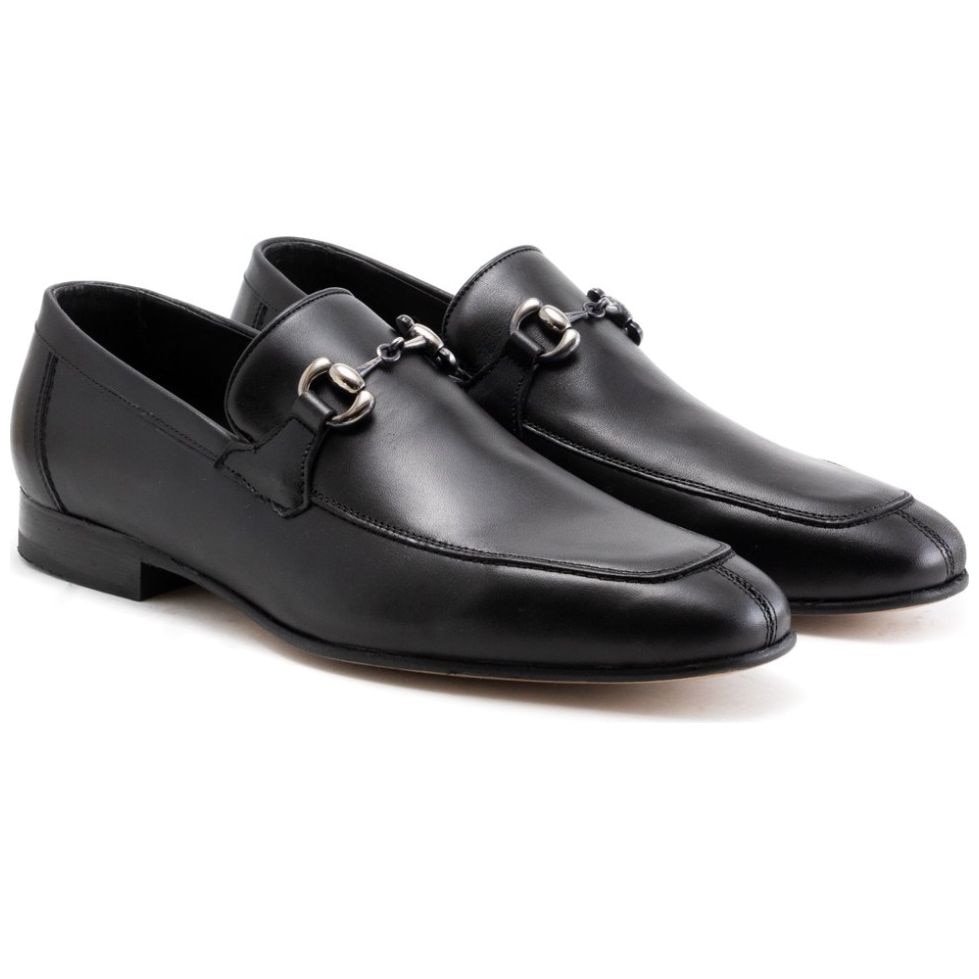 Mocasín Color Negro Duque Di Galliano