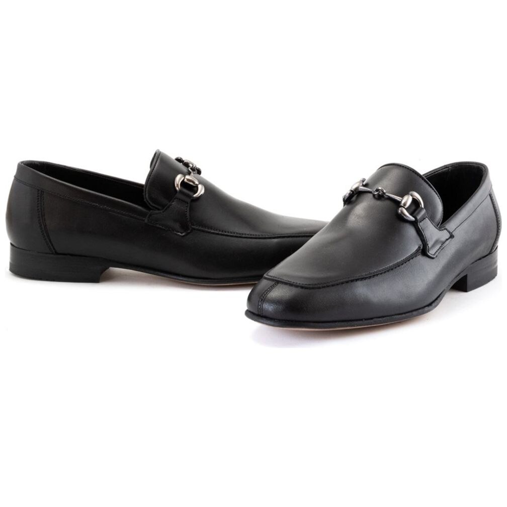 Mocasín Color Negro Duque Di Galliano