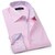 Camisa de Vestir Rosa Manga Larga Tradicional Carlo Corinto Secf 0121 Sd