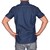 Camisa Azul Obscuro Manga Corta para Hombre Marca Alex And Ivy Modelo Elo Cam5025B