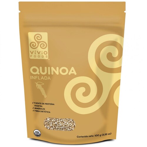  Quinoa Inflada Organico 100 G Vivio Foods