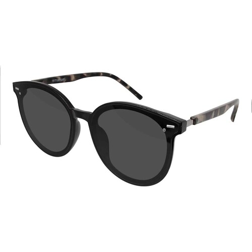 Lentes Rnd Pasta Negro/gris Micas Negras Emanuel Ungaro