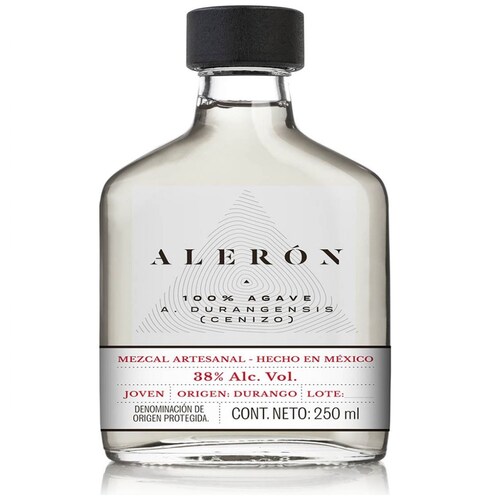 Mezcal Agave Cenizo250 Ml Alerón