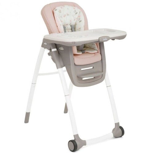 Silla Alta Multiply 6 en 1 Rosa para Bebé Joie