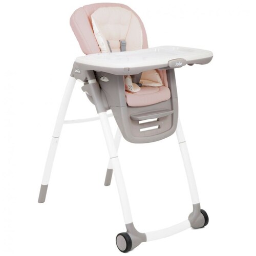 Silla Alta Multiply 6 en 1 Rosa para Bebé Joie
