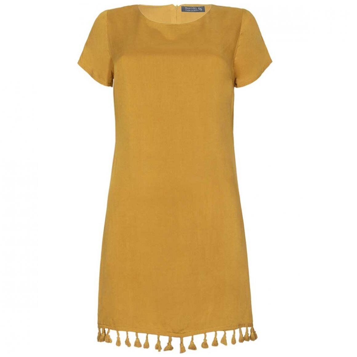 Vestido Recto Manga Corta Yhasbel