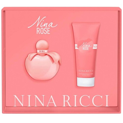 Estuche para Dama Nina Ricci, Nina Rose 80 Ml + Body Lotion